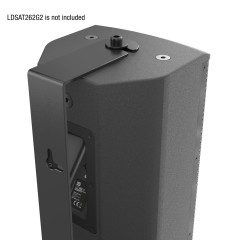 LD Systems SAT 262 G2 WMB – Soporte pared negro