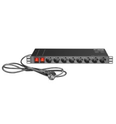 Adam Hall 874716 – Regleta 19" 16 tomas para rack
