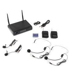 VONYX WM62B: Micro Inalámbrico UHF Doble Petaca 2