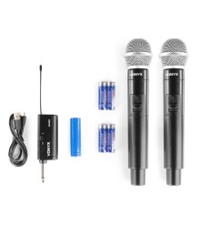 Vonyx WM552 179.211 Micrófono Inalámbrico UHF Dual 2