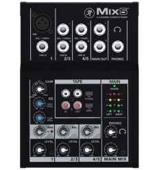 Mackie MIX5 | Mesa de Mezcla Compacta 5 Canales