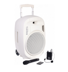 Ibiza Sound PORT12UHF-WH BT MKII | Altavoz Batería