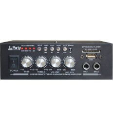 PARTY PLS1250USB-RC Amplificador BT Karaoke 2×25W