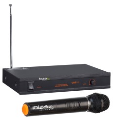 Ibiza Sound VHF1A – Micrófono Inalámbrico VHF