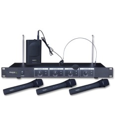 Ibiza Sound VHF4 · Sistema inalámbrico 4 micrófonos