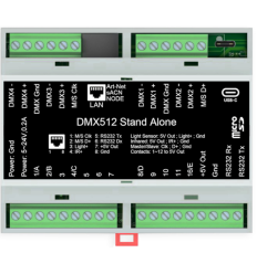 AFX DMX-RAIL-512 | Interfaz Ethernet-DMX autónoma 2