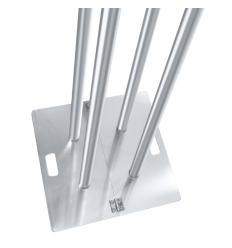 AFX TOTEM100 – Tótem aluminio 100 cm soporte escenario 2