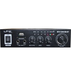 LTC MFA1200USB-BT-BL · Amplificador Karaoke 2×50W BT