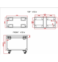 BEAMZ PRO FC180 Flightcase 2x Ignite180 | 150.375 2