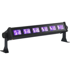 IBIZA LIGHT LED-UVBAR6 | Barra UV 6×3W Plug & Play