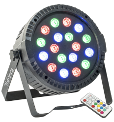 IBIZA LIGHT THINPAR-18X1W · Foco PAR LED RGB
