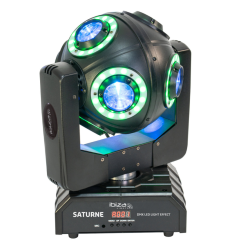 Cabeza Móvil IBIZA LIGHT SATURNE DMX | 8 LEDs RGBW