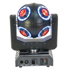 Cabeza Móvil IBIZA LIGHT SATURNE DMX | 8 LEDs RGBW 2