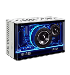 Edifier QD35 Blanco – Altavoz Hi-Res con TurboGaN