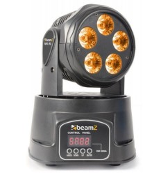 Beamz MHL90 Cabeza Móvil Wash HEX LED 18W RGBAW+UV 2