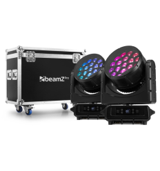 Beamz Pro Nereid1940 Cabeza Móvil 19x40W Exterior | Kit 2 uds.