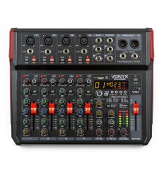 Vonyx VM-KG08 Mezclador 8 Canales BT/DSP/USB