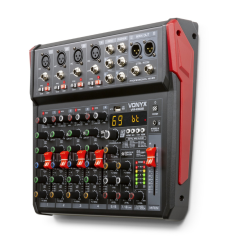 Vonyx VM-KG08 Mezclador 8 Canales BT/DSP/USB 2