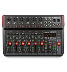 Vonyx VM-KG10 Mezclador 10 Canales BT/DSP/USB | 172.598