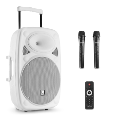 Vonyx VERVE46 Sistema PA 15" Blanco con Batería