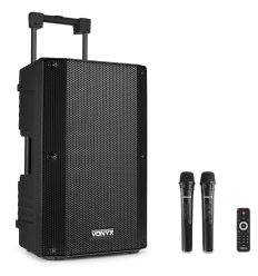 Vonyx VSA700 174.055 – Sistema PA Portátil 15" Batería