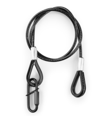 BEAMZ SAF65B Cable de Seguridad 95cm 5mm 65kg