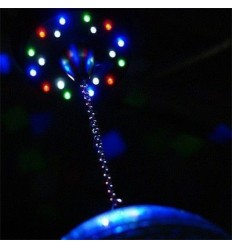 FUZZIX 151.614 Motor Bola de Espejo 18 LEDs 2