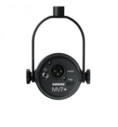 Shure MV7+ Black | Micrófono USB-C y XLR 2
