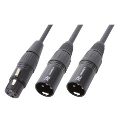 PD CONNEX CX140 Cable Y Divisor XLR H-2XLR M 0,5m 2