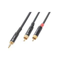 PD Connex 177.033 Cable Jack 3,5mm Estéreo a 2xRCA 1,5m 2