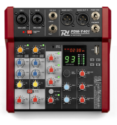 Power Dynamics PDM-Y401 Mezclador Estudio 4 Canales