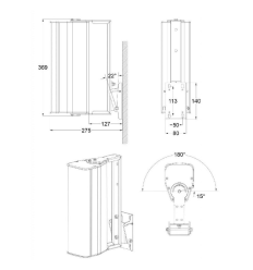 Soporte pared AUDIOPHONY iLINE43SUP para iLINE43 2