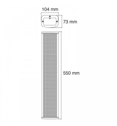 AUDIOPHONY CLS660 | Altavoz Columna 100V IP44 2