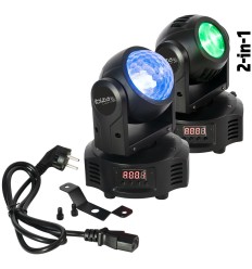 Ibiza Light MH-ASTRO-BEAM Cabeza Móvil Doble Efecto