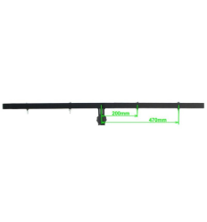 JB Systems TB-64 Barra T 1,2 m para 8 focos 2