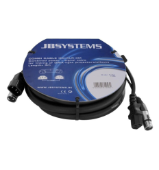 JB Systems Cable Combi IEC/XLR 3M | DMX + Corriente 2