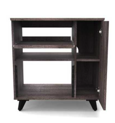 Glorious Modular Side Rack Walnut | Rack 12U para estudio