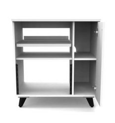 Glorious Modular Side Rack White | Rack 12U para estudio