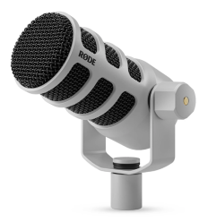 RODE PodMic White | Micrófono dinámico XLR