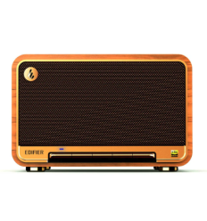 Edifier D32 Marrón | Altavoz Retro Bluetooth y AirPlay 2