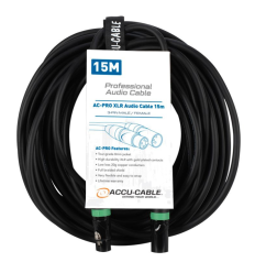 Accu-Cable AC-PRO XLR Cable de Audio 15M
