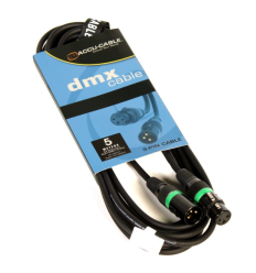 ACCU-CABLE AC-DMX3/5 Cable DMX 3p XLR 5m