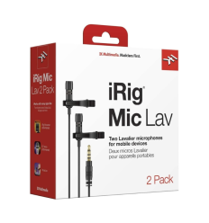 IK Multimedia iRig Mic Lav 2 Pack | Micrófonos Solapa 2