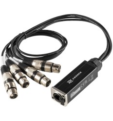 PD Connex CX192 Splitter RJ45 a 4×XLR3F DMX 0,7 m