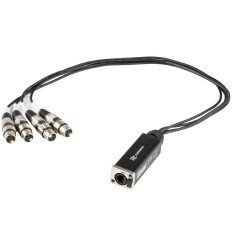 PD Connex CX192 Splitter RJ45 a 4×XLR3F DMX 0,7 m 2