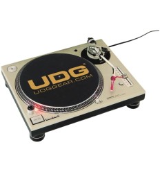 UDG U9935 Slipmat Set Negro/Dorado | Par 12" 2