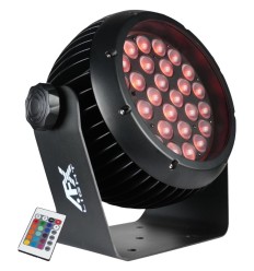 AFX CLUB-2810-IP | PAR LED RGBW 28×10W IP65 con zoom