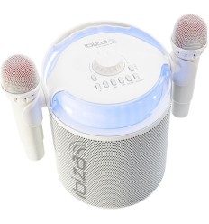 Ibiza Sound KARAHOME-WH – Karaoke Portátil 120W
