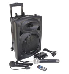 Ibiza Sound PORT10UHF-BT | Altavoz Portátil 500W BT+UHF