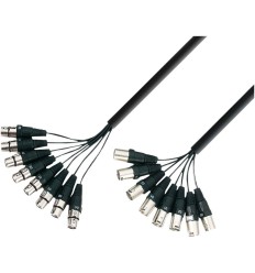 Adam Hall 3 Star Loom 8 MF 0500 | Multicore 8ch 5m 2